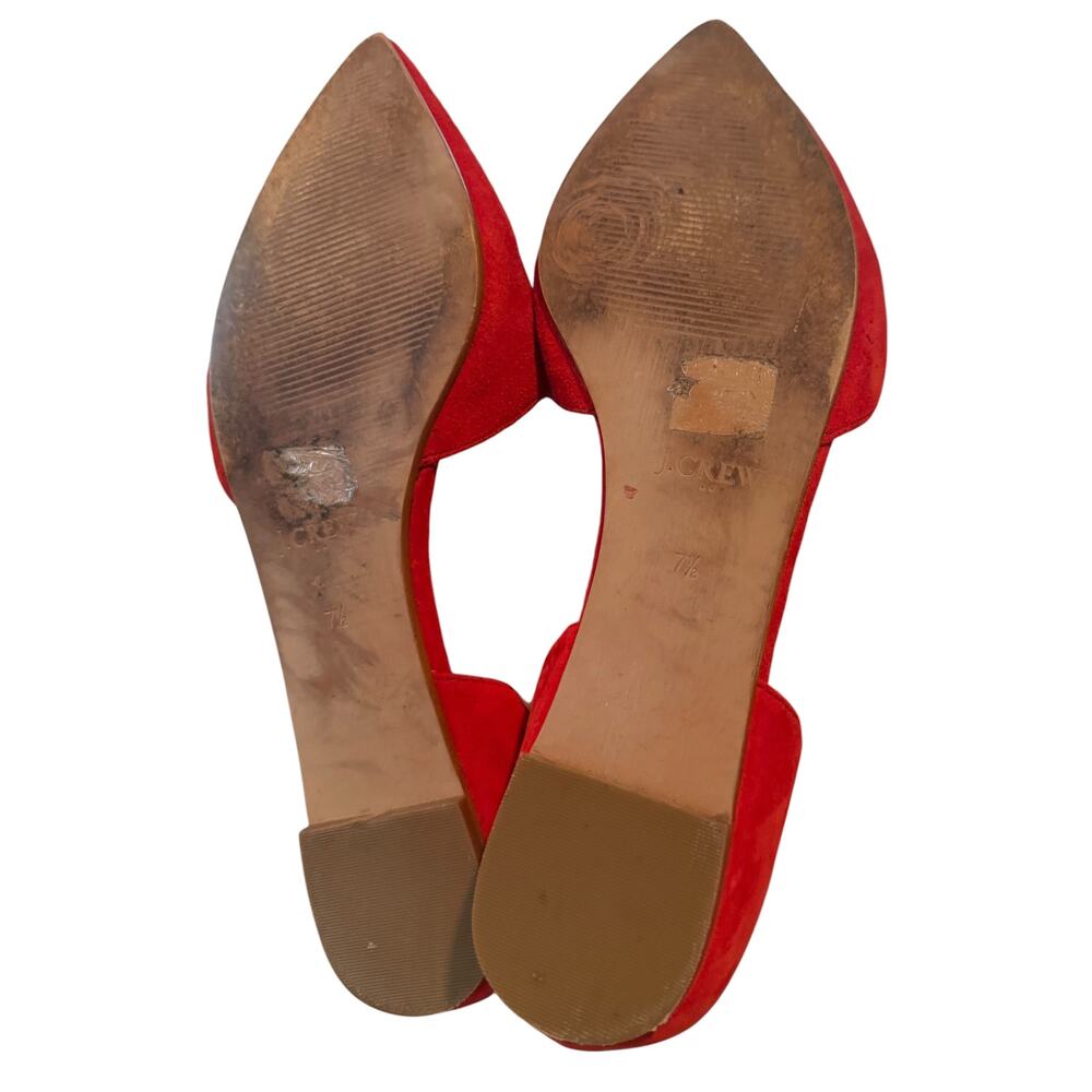 J Crew Leather Point Flats - Picture 3 of 5
